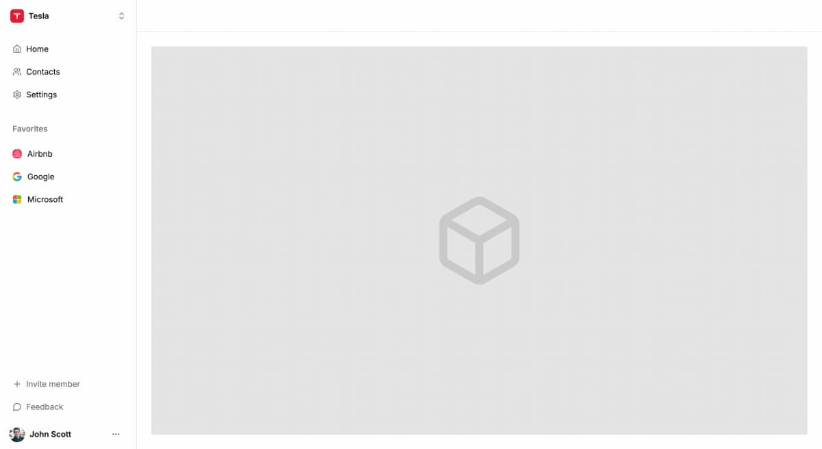 Files management interface